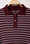 Wardrobe Essentials Mürdüm Premium İplik/Özel İplikli Geniş Kalıp Çizgili Triko Kazak TWOAW26KZ0019 - 6