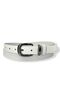 Men's Faux Leather Nickel Buckle Thin Old Money Belt 2.5 cm - 6