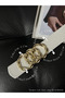 Women's Trouser Belt, Jacket Belt, Dress Belt, Shirt Belt with United Ring Buckle