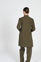 Hijab Khaki Stretch Fabric Cotton Doctor Nurse Uniform Scrubs Suit - 3