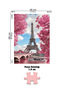 3 PIECES 1000 PIECES PUZZLE - EIFFEL TOWER and LONDON and SANTORINI - 2