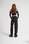 Women's Tint Khaki Laser Detailed Skater Jogger Fit Denim Jogger Jeans Baggy Model - 5