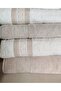 Tuana Linen Guipure 4 Piece Boxed Bathroom Set 2 Pieces 90X150 cm 2 Pieces 50X90 cm - 5