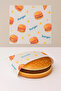 25 Pieces of Hamburger/ Sandwich Bag Open - 2