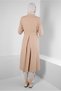 PLAID DETAILED BELTED TRENCH COAT 10715 - 3