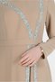 Stone Striped Detail Evening Dress 50202 - 4