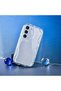 Samsung Galaxy S24-S25 Compatible Case Wave Edge Shockproof Soft Slikon Transparent Case - 3