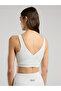 Everfit Training Essentials White Women's Extended Sports Bra - 6