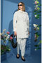 Fit Trousers Ecru