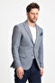 Abrines Men's Navy Blue Cotton Lycra Stretching Fabric Slim Fit Sports Blazer Jacket - 4