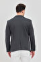 Ferico Men's Gray Polyviscon Fabric Slim Fit Blazer Jacket - 7