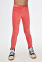 Dark Salmon Girls' Corduroy Tights - 2