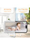 ChillaxBaby 5" Baby Monitor with Dual Mode Video 1080p FHD 360° Flexible Clip Camera, App Control - 3