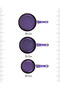 Premium 3-Piece Granite Pan Set Fireproof Non-Stick Scratch-Resistant Purple |   20-24-28 cm | - 6