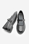 Women's Loafer Strappy Casual Shoes Norgi Black - 8