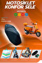 Mondial Virago 50 Compatible Comfort Saddle and Saddle Cover Visco Sponge (Case Gift)