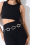 PINKMARK Women's Silver Ellipse Chain Belt - PMKM25620 - 4