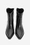 Women's Pointed Toe Cowboy Stitching Detailed Western Boots Vildo Black Croco - 6