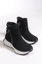 Nyloveth Women's Fur Lined Boots 0012162 Black Suede - 8