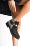 Vynorela Women's Boots 0012402 Black Straw - 4