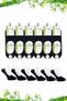 Men's Bamboo Ballet Navy Blue Socks Stitch-Free Invisible Anti-Slip Heel Silicone Pack of 6