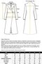 Double Breasted Long Length Coat with Cape Detail K. Kamel 3087 - 8