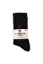 Men's Towel Cotton Winter Thick Black Socks Thermal 3 Pack - 3