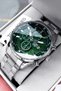 Original Gift Men's Wristwatch with Calendar Silver Color Steel Strap 3 Atm Water Resistant Tje4156C8
