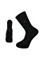 Men's Towel Cotton Winter Thick Black Socks Thermal 3 Pack - 2
