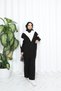 Elegant Collar Detail Knitwear Suit