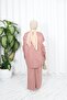 Elegant Collar Detail Knitwear Suit - 6