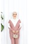 Elegant Collar Detail Knitwear Suit - 3