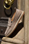 Phoenix Sand Suede 100% Genuine Leather Men's Loafer Shoes - 3