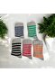 5 pairs multicolor cuffed unisex girls boys kids winter towel socket socks cotton high quality - 6