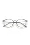 Oval Round 54 Ekartman Metal Transparent Women Men Unisex Blue Light Protection Screen Glasses Eyewear