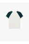 Short Sleeve Crew Neck Printed Oversize Sports T-Shirt - 4