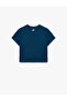 Slim Fit Short Sleeve Crew Neck Crop Sports T-Shirt - 3