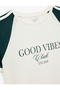 Short Sleeve Crew Neck Printed Oversize Sports T-Shirt - 5