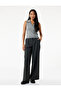 Sleeveless Polo Neck Knitwear Sweater