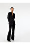 Slim Fit Slit Detailed Spanish Leg Trousers