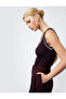 Color Contrast Sleeveless U Neck Knitwear Singlet - 2