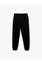 High Waist Oversize Jogger Sports Sweatpants with Lace-Up Waist - 3