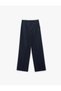 Wide Leg Baggy Pants with Extra Fabric Detail and Tie Waist Pockets - 4