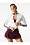 High Waist Cotton Mini Sports Shorts Skirt