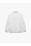 Classic Collar Slim Fit Long Sleeve Poplin Shirt - 4