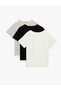 3 Pack Cotton Short Sleeve Crew Neck T-Shirt Set - 2