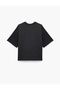 Short Sleeve Crew Neck Stone Detail T-Shirt - 4