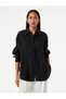 Classic-Collar Long-Sleeve Oversize Shirt - 2