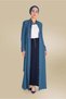 Guipure Detailed Waist Belted Curtain 10216 - 2