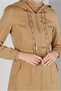 BELI BRAIDED HOODED TRENCH COAT 10675 - 4